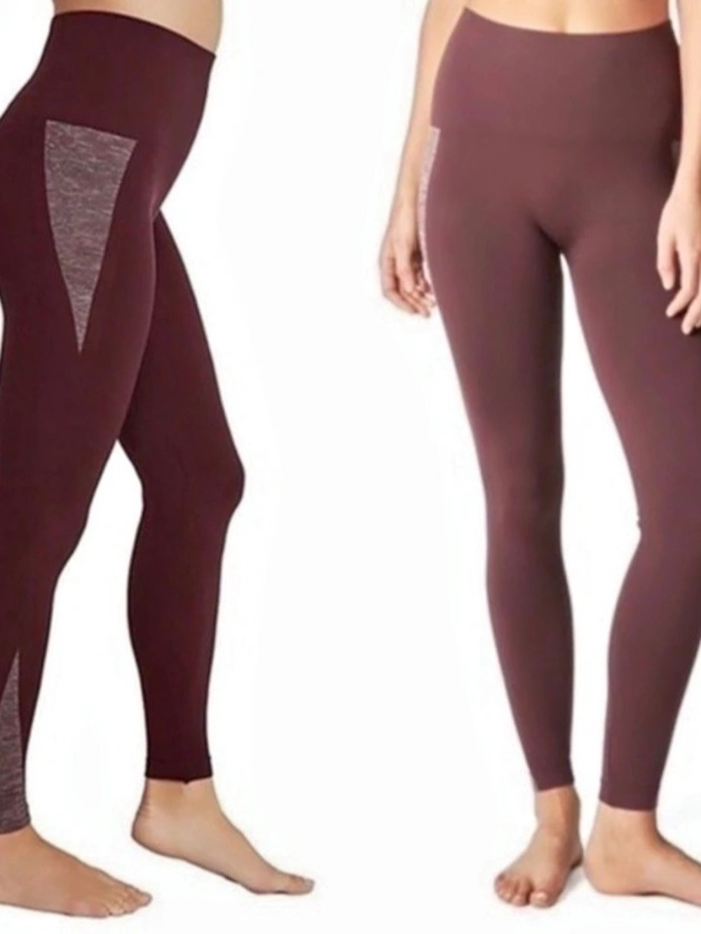 ASSETS by Spanx Side Panel Leggings in Maroon
